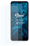 Schutzfolie Bruni kompatibel mit Motorola Moto G Pure, glasklare (2X)