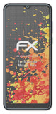 Panzerfolie atFoliX kompatibel mit Motorola Moto G Pure, entspiegelnde und stoßdämpfende FX (3X)