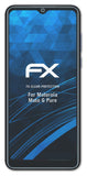 Schutzfolie atFoliX kompatibel mit Motorola Moto G Pure, ultraklare FX (3X)
