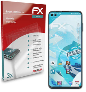 atFoliX FX-ActiFleX Displayschutzfolie für Motorola Moto G100