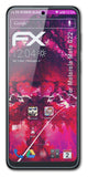 Glasfolie atFoliX kompatibel mit Motorola Moto G22, 9H Hybrid-Glass FX