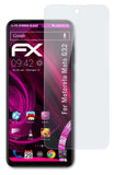 Glasfolie atFoliX kompatibel mit Motorola Moto G32, 9H Hybrid-Glass FX