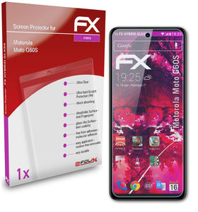 atFoliX FX-Hybrid-Glass Panzerglasfolie für Motorola Moto G60S