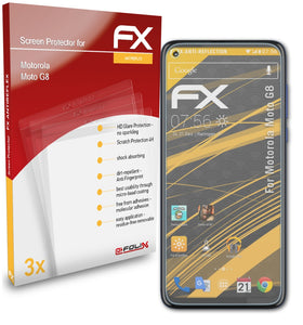 atFoliX FX-Antireflex Displayschutzfolie für Motorola Moto G8