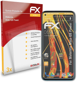 atFoliX FX-Antireflex Displayschutzfolie für Motorola Moto G8 Power