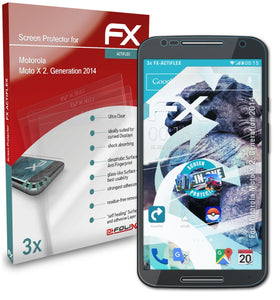 atFoliX FX-ActiFleX Displayschutzfolie für Motorola Moto X (2. Generation 2014)