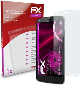 atFoliX FX-Hybrid-Glass Panzerglasfolie für Motorola Moto X Force