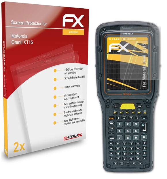 atFoliX FX-Antireflex Displayschutzfolie für Motorola Omnii XT15