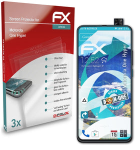 atFoliX FX-ActiFleX Displayschutzfolie für Motorola One Hyper