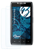 Bruni Schutzfolie kompatibel mit Motorola Razr, glasklare Folie (2X)