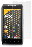 atFoliX Panzerfolie kompatibel mit Motorola Razr, entspiegelnde und stoßdämpfende FX Schutzfolie (3X)