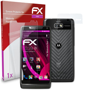 atFoliX FX-Hybrid-Glass Panzerglasfolie für Motorola Razr i