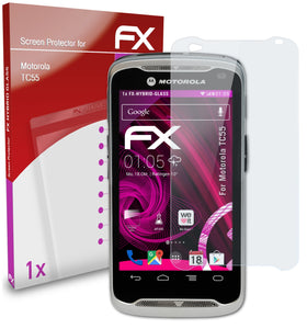 atFoliX FX-Hybrid-Glass Panzerglasfolie für Motorola TC55