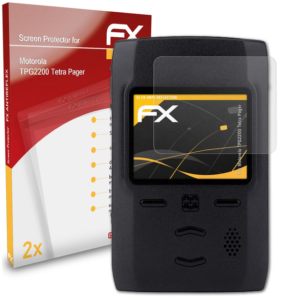 atFoliX FX-Antireflex Displayschutzfolie für Motorola TPG2200 Tetra Pager