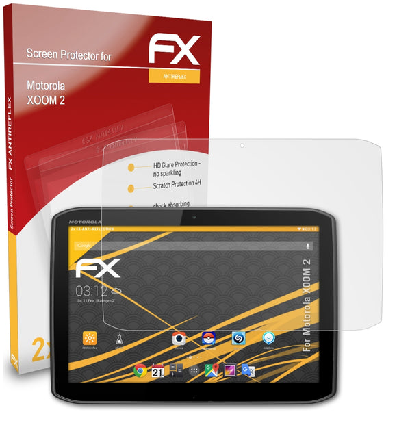 atFoliX FX-Antireflex Displayschutzfolie für Motorola XOOM 2