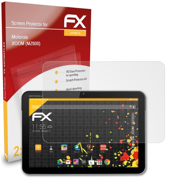 atFoliX FX-Antireflex Displayschutzfolie für Motorola XOOM (MZ600)