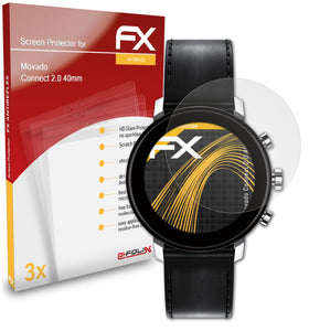 atFoliX FX-Antireflex Displayschutzfolie für Movado Connect 2.0 (40mm)