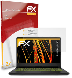 atFoliX FX-Antireflex Displayschutzfolie für MSI Alpha 15