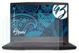Schutzfolie Bruni kompatibel mit MSI Bravo 15, glasklare (2X)
