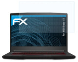 Schutzfolie atFoliX kompatibel mit MSI Bravo 15, ultraklare FX (2X)