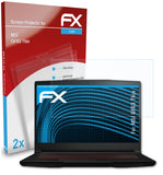 atFoliX FX-Clear Schutzfolie für MSI GF63 Thin