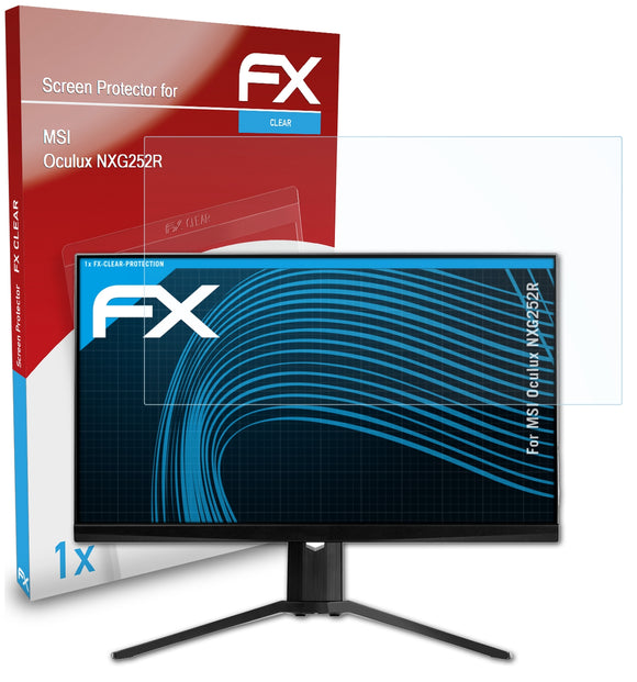 atFoliX FX-Clear Schutzfolie für MSI Oculux NXG252R