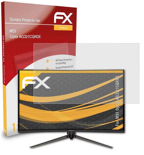 atFoliX FX-Antireflex Displayschutzfolie für MSI Optix AG321CQRDE