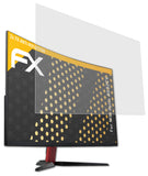 Panzerfolie atFoliX kompatibel mit MSI Optix AG32CV, entspiegelnde und stoßdämpfende FX (2X)