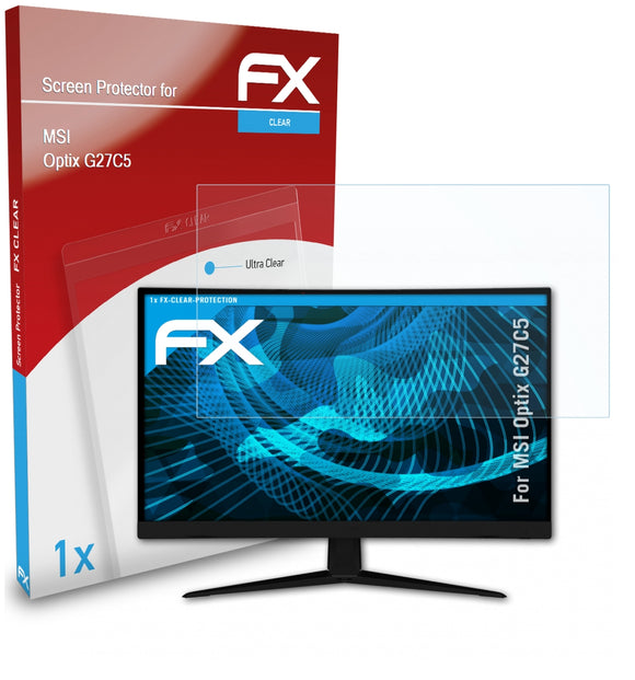 atFoliX FX-Clear Schutzfolie für MSI Optix G27C5