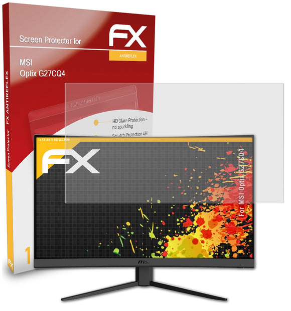 atFoliX FX-Antireflex Displayschutzfolie für MSI Optix G27CQ4