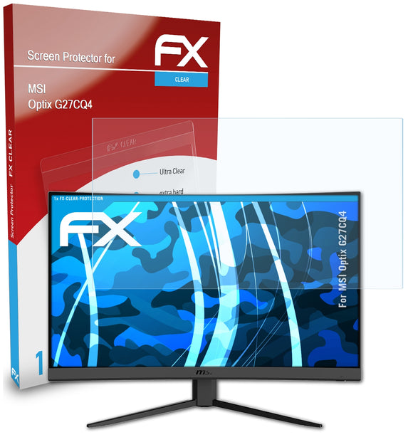 atFoliX FX-Clear Schutzfolie für MSI Optix G27CQ4