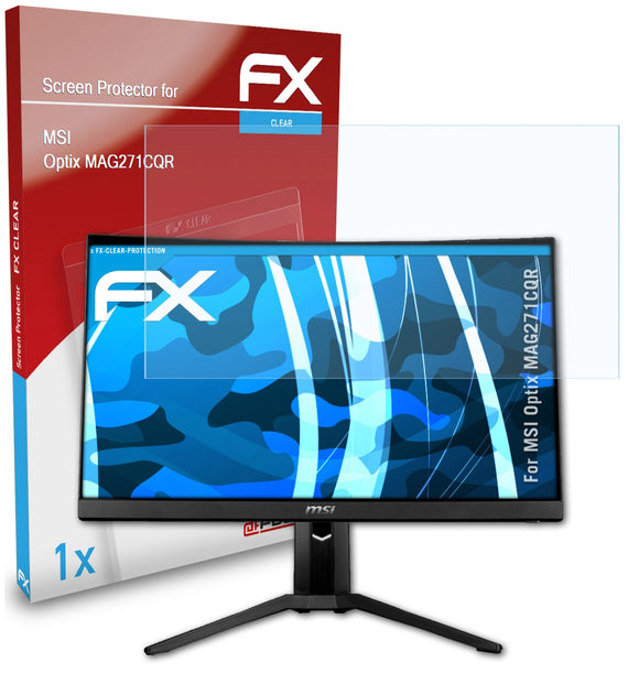 atFoliX FX-Clear Schutzfolie für MSI Optix MAG271CQR