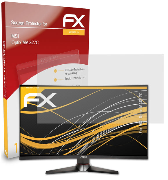atFoliX FX-Antireflex Displayschutzfolie für MSI Optix MAG27C
