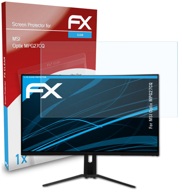 atFoliX FX-Clear Schutzfolie für MSI Optix MPG27CQ