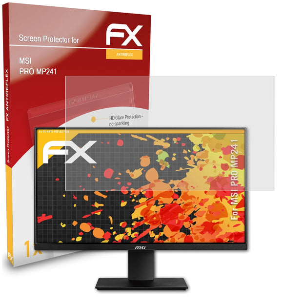 atFoliX FX-Antireflex Displayschutzfolie für MSI PRO MP241