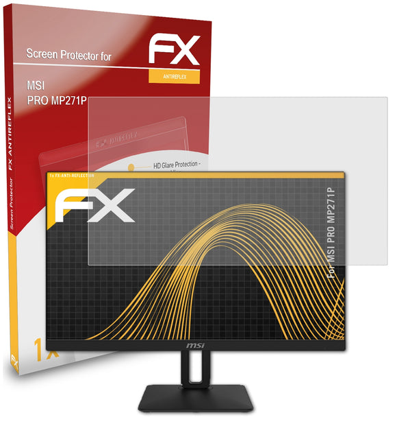 atFoliX FX-Antireflex Displayschutzfolie für MSI PRO MP271P