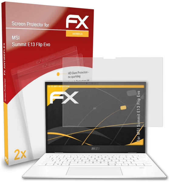 atFoliX FX-Antireflex Displayschutzfolie für MSI Summit E13 Flip Evo