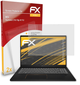atFoliX FX-Antireflex Displayschutzfolie für MSI Summit E16 Flip A11U