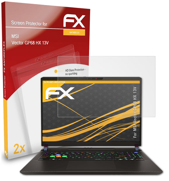 atFoliX FX-Antireflex Displayschutzfolie für MSI Vector GP68 HX 13V