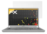 Panzerfolie atFoliX kompatibel mit MSI WS75 Mobile Workstation, entspiegelnde und stoßdämpfende FX (2X)