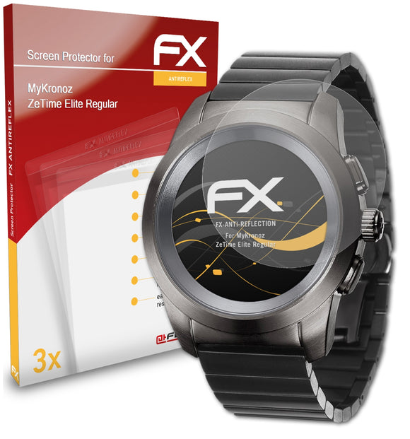 atFoliX FX-Antireflex Displayschutzfolie für MyKronoz ZeTime Elite (Regular)
