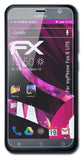 Glasfolie atFoliX kompatibel mit myPhone Fun 6 LITE, 9H Hybrid-Glass FX