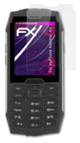 Glasfolie atFoliX kompatibel mit myPhone Hammer 4+, 9H Hybrid-Glass FX