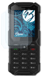 Schutzfolie Bruni kompatibel mit myPhone Hammer 5 Smart, glasklare (2X)
