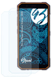 Schutzfolie Bruni kompatibel mit myPhone Hammer Energy 18X9, glasklare (2X)