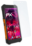 Glasfolie atFoliX kompatibel mit myPhone Hammer Iron 3, 9H Hybrid-Glass FX