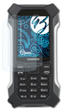 Schutzfolie Bruni kompatibel mit myPhone Hammer Patriot+, glasklare (2X)
