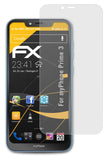 atFoliX Panzerfolie kompatibel mit myPhone Prime 3, entspiegelnde und stoßdämpfende FX Schutzfolie (3X)