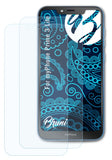 Bruni Schutzfolie kompatibel mit myPhone Prime 3 Lite, glasklare Folie (2X)