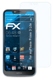 atFoliX Schutzfolie kompatibel mit myPhone Prime 3 Lite, ultraklare FX Folie (3X)